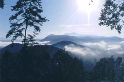 Mountain view from Hidden Summit in Hiawassee, GA